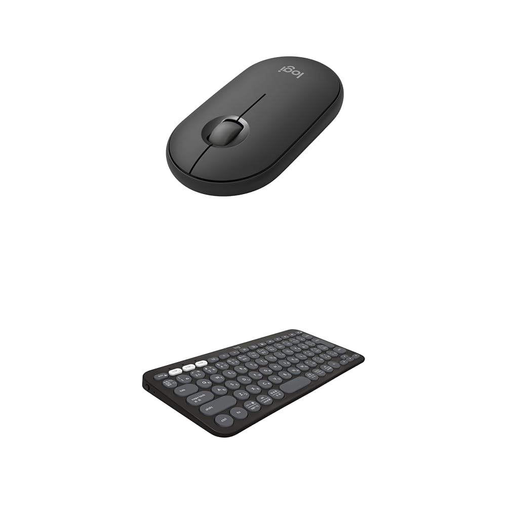 ロジクール ワイヤレスマウス キーボード セット [ M350sGR + K380sGR ] グラファイト 国内正規品 49474
