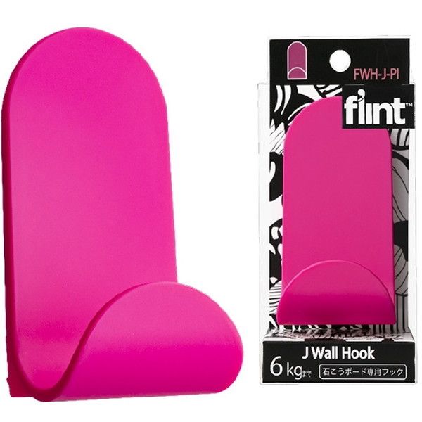 東洋工芸 石こうボード専用フック flint HookJ Wall Hook ピンク (5パック入) 0408-00009 6,322円