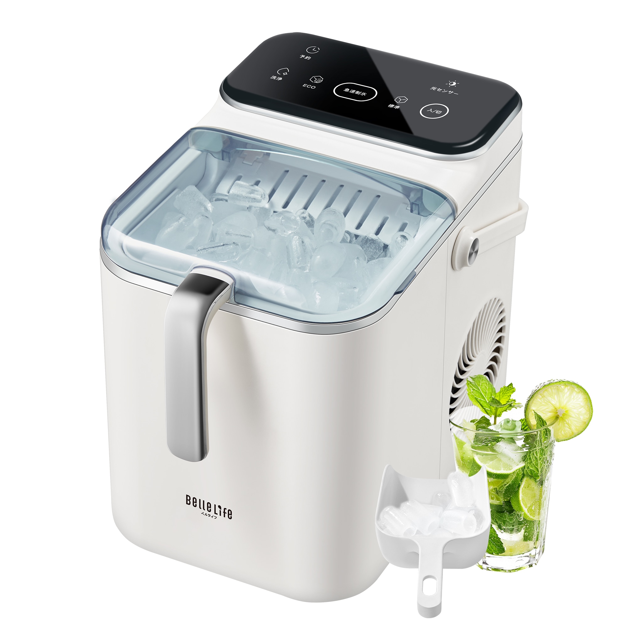 製氷機 高速製氷 自動製氷機 最短6分 家庭用 製氷器 アイスメーカー かき氷レシピ 自動洗浄＆保冷機能 タイマー 予約 簡単操作 氷 アイスメーカー