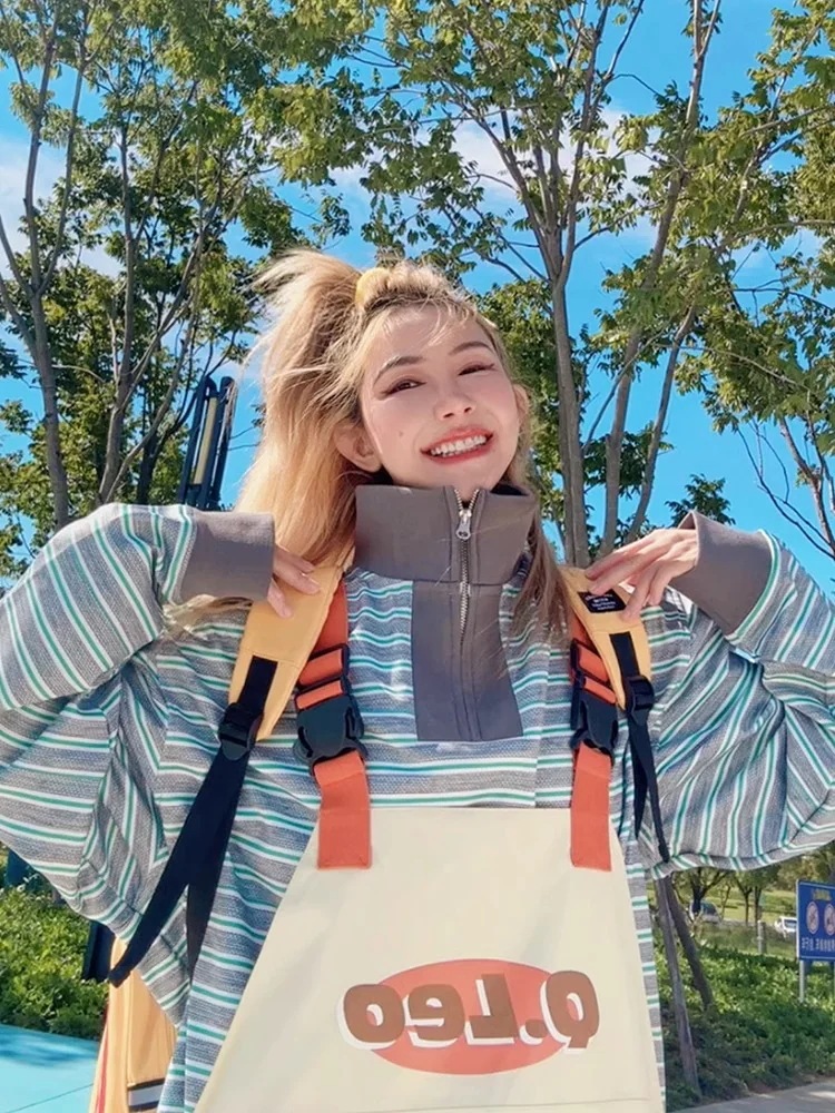 スノーボードウェア 2024 2025 トップス 単品 上下セット レディース メンズ 防水15000 パーカー ストラップ スウェット スノボー スキーウェア スノボウェア 韓国風 防水防寒