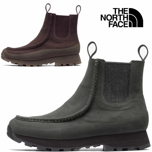 ザ・ノース・フェイス スノーブーツ 防水 アイス ショット サイドゴア ウォータープルーフ メンズ 防寒 滑りにくい レディース サイドゴアブーツ 冬底 保温 ウインターブーツ NF52482 ダーク