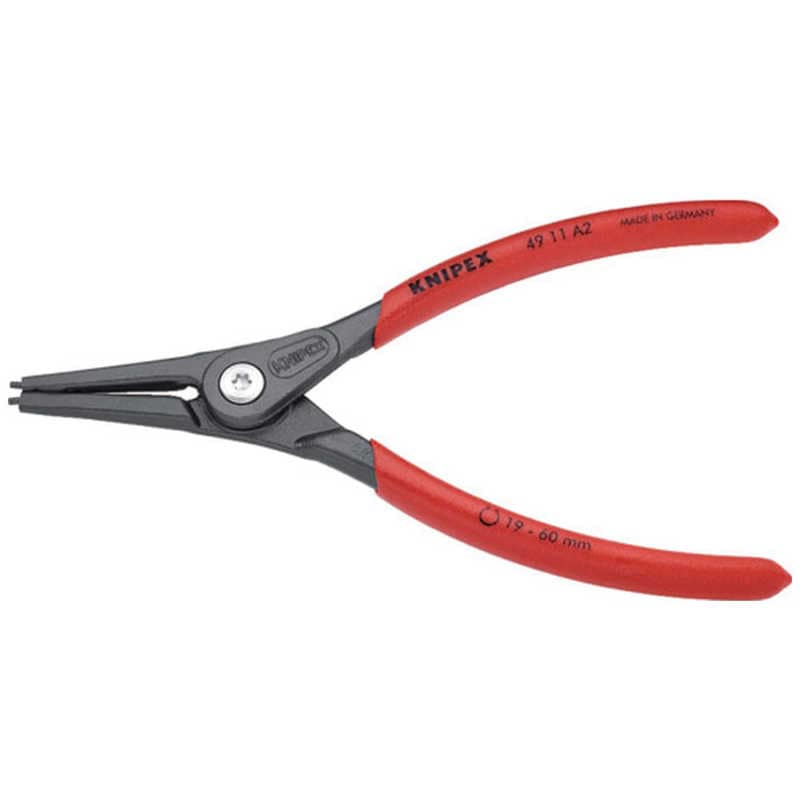 KNIPEX社　軸用スナップリングプライヤｰ 19-60mm　4911A2