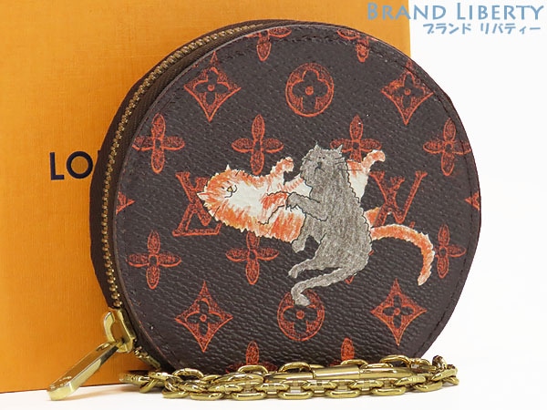 激レア外美品ルイヴィトントランスフォームドモノグラムキャットグラムコインケースコインパース小銭入れM63886