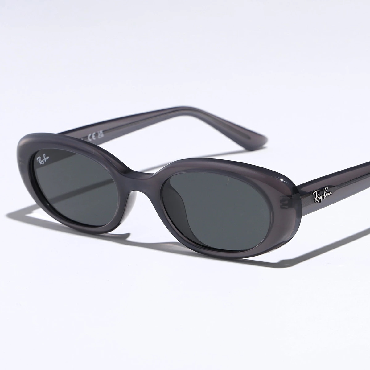 Ray-Ban レイバン サングラス RB4441D レディース メンズ オーバル型 フルリム セルフレーム メタルロゴ ローブリッジフィット アイウェア 677787