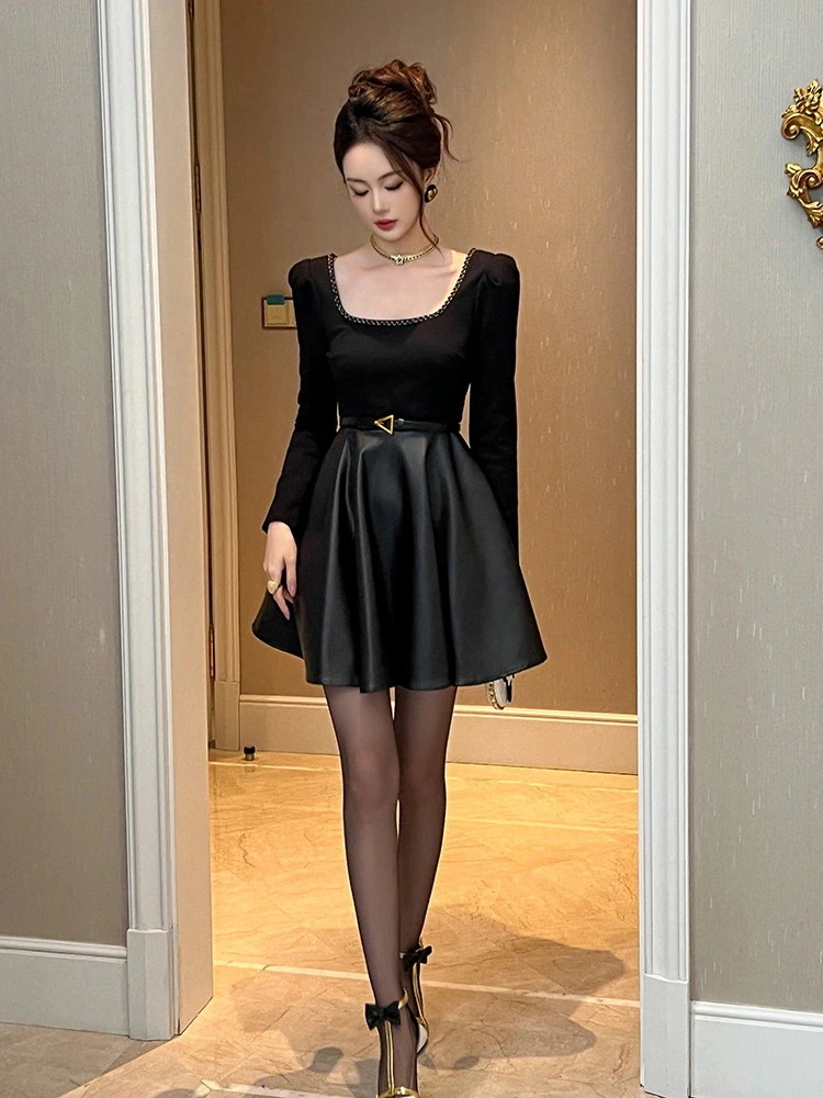 ウェディング puレザードッキング 大人 同窓会 パーティー 結婚式 ワンピース 成人式 ショート メガ割 卒業式 二次会 披露宴 キャバ ドレス