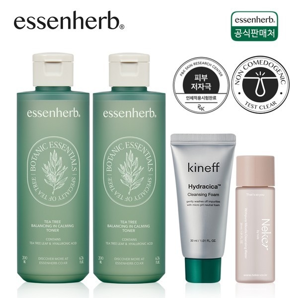 エッセンハーブ ティーツリー バランシング イン カミング トナー 200ml 2個 5,575円