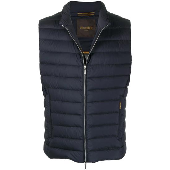 MOORER Men Vests I200313 CALAF S3 DKBLU BLUE