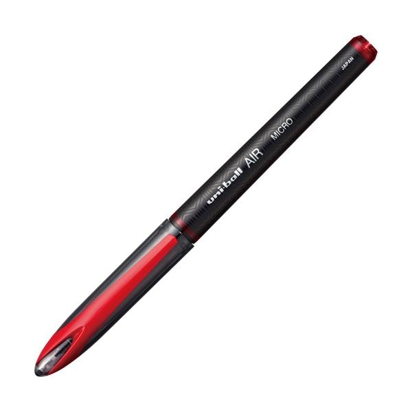 (まとめ) 三菱鉛筆 水性ボールペン ユニボールエア0.5mm 赤 UBA20105.15 1本 (×50セット)
