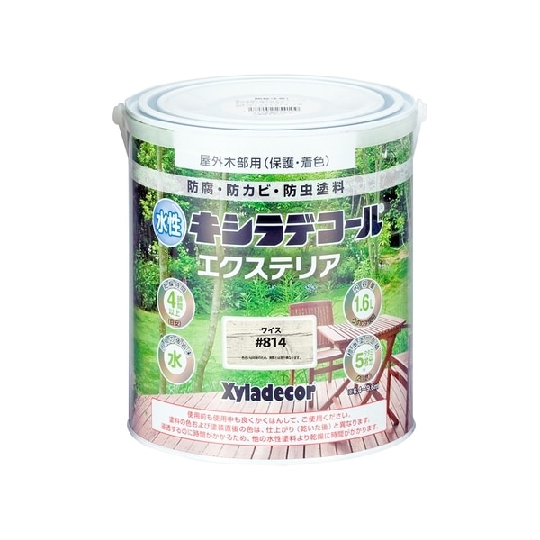 カンペハピオ 水性キシラデコール エクステリアS ワイス 1.6L 7,550円