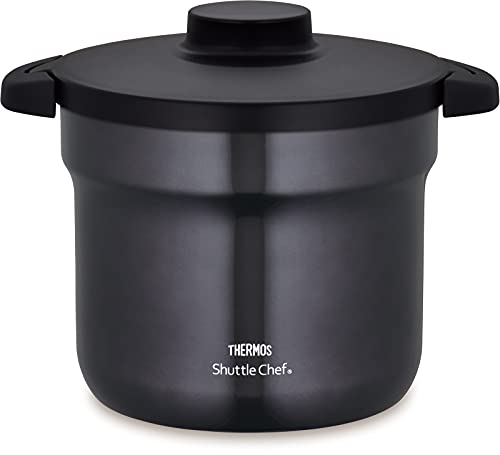 サーモス 真空保温調理器 シャトルシェフ 4.3L (4-6人用) クールグレー 調理鍋ふっ素コーティング加工 KBJ-4501 CGY