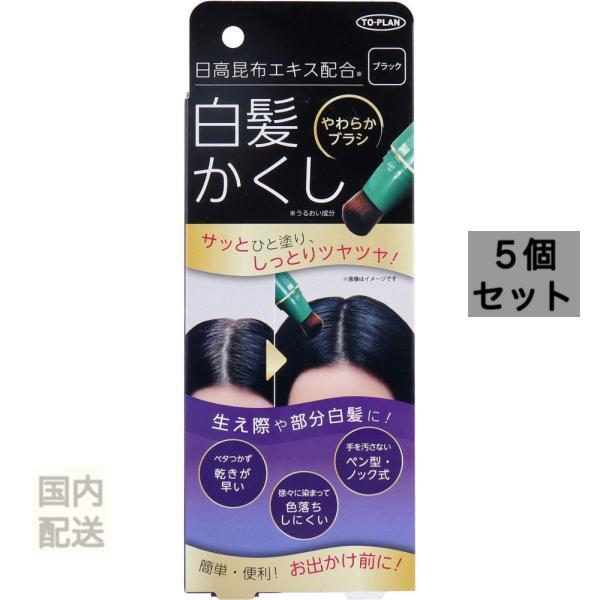 トプラン 日高白髪かくし ブラック 20g x10個セット