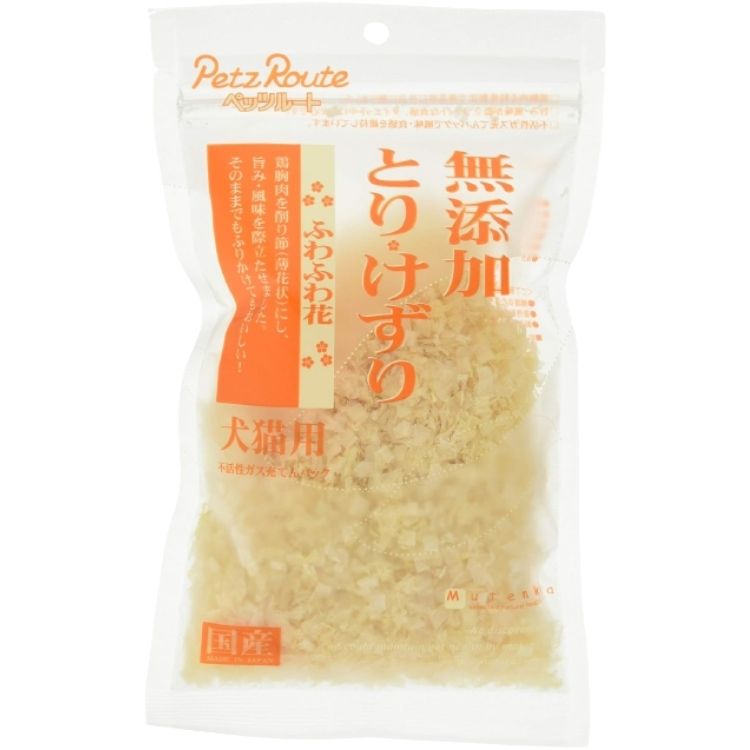12個セット ペッツルート 無添加とりけずり ふわふわ花 犬猫用 20g Petz Route
