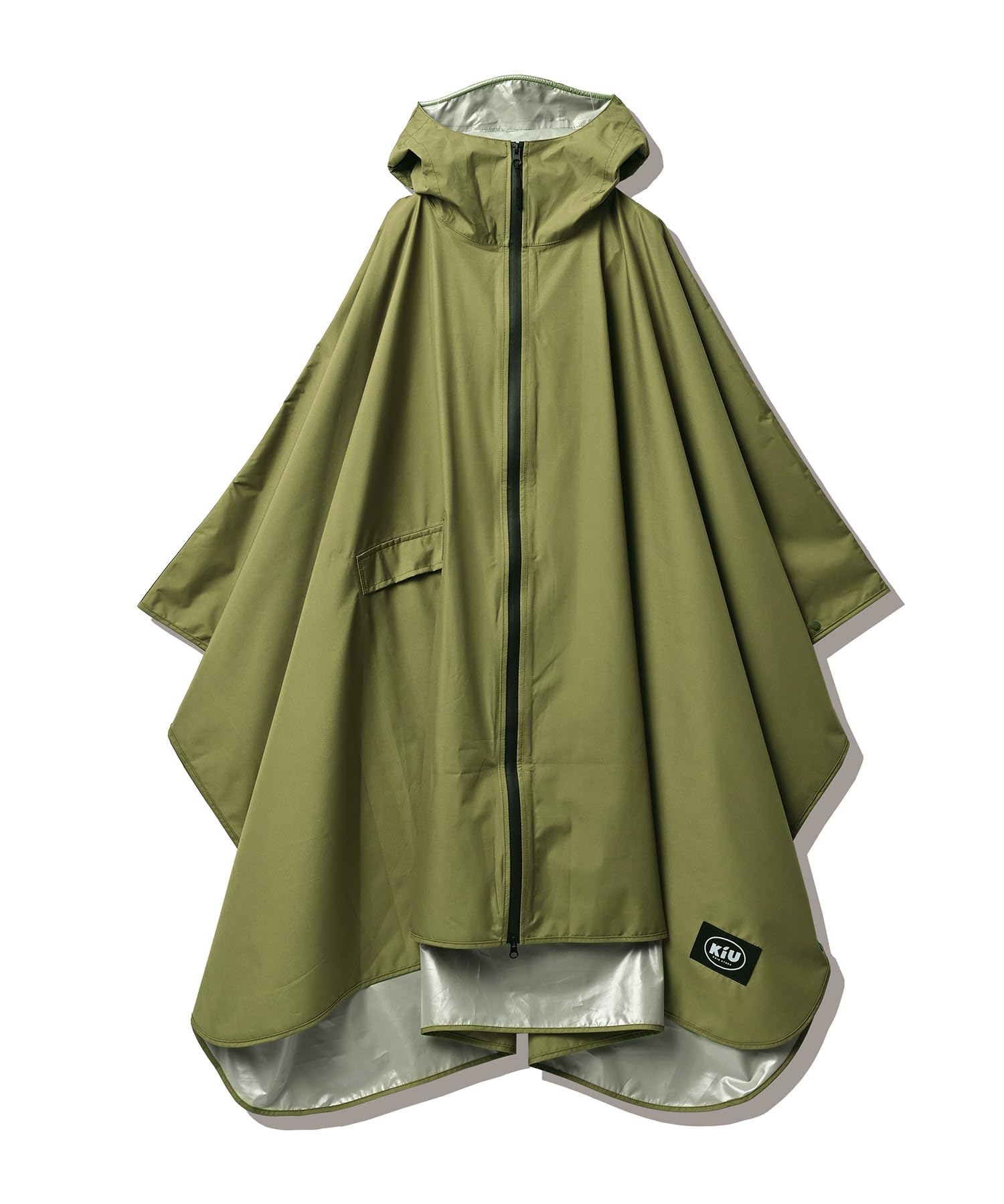KiU【2024】キウ レインポンチョ デイリー RAIN PONCHO wpc 雨対策 撥水 パッカブル コスパ 耐水10000 レインコート コート カッパ レインポンチョ アウトドア キャンプ