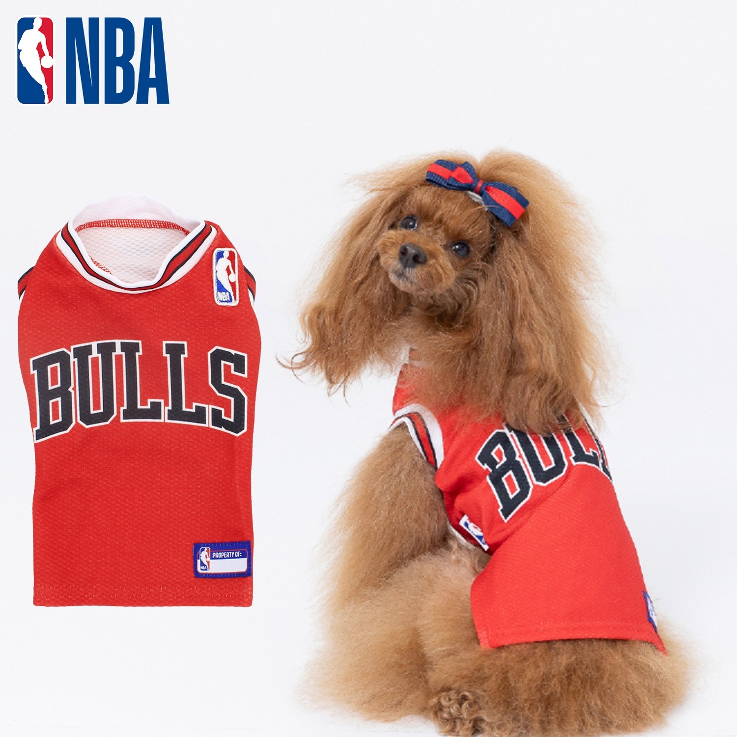 犬服 ドッグウェア ペット NBA ジャージー ブルズ ユニホーム ブランド BA243-023-006