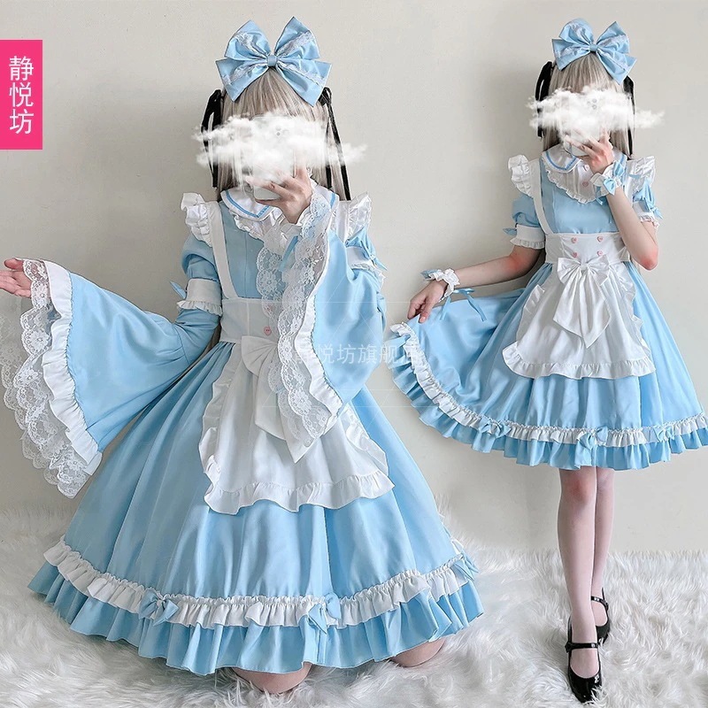 ブルーアリス フェアリーランド ロリータドレス ロリータ 可愛い 女の子 コスプレ衣装 メイド服 コスドレス