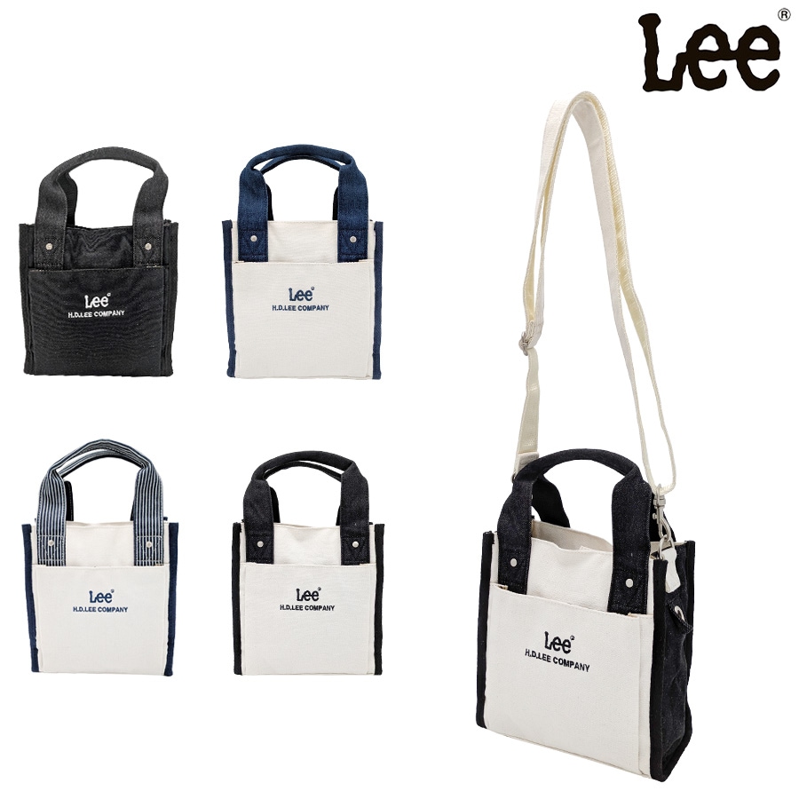 【レターパック配送/時間指定不可】【Lee】320-1404 Buddy 手提げ 斜め掛け 2WAY 普段使い 使いやすい シンプル おしゃれ レディース プレゼント ブラック