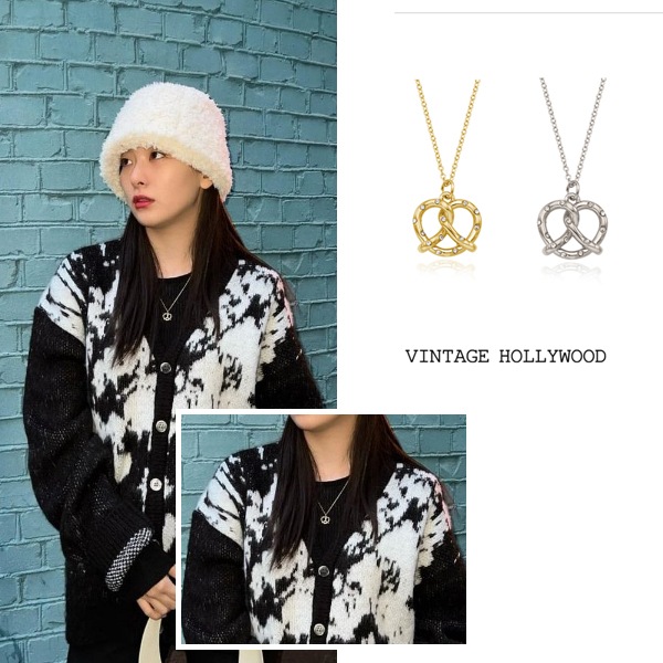 Redvelvet着用 Pretzel necklace