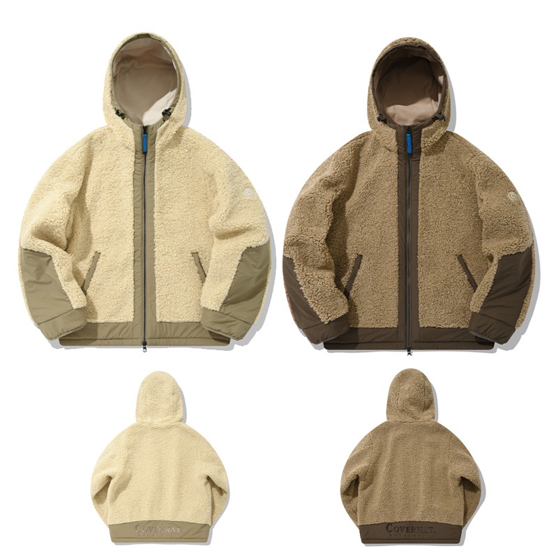 YETI Fleece Warm-Up Jacket / 男女共用 / ベージュ/アイボリー