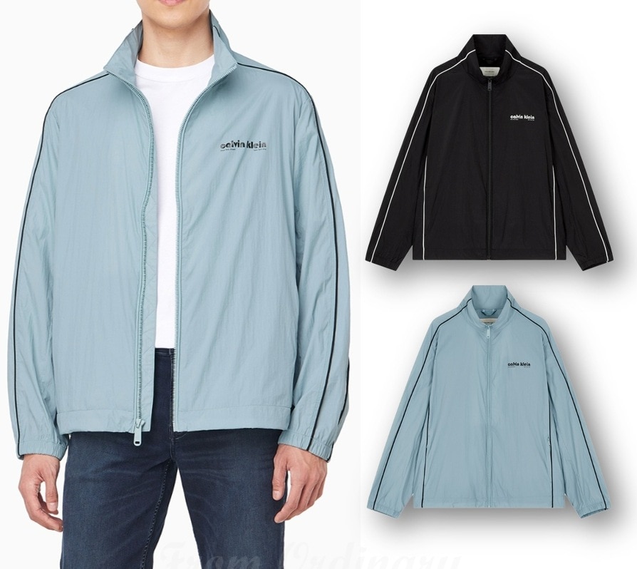 Relaxed Fit Stand Collar Track Jacket (4RC505G)