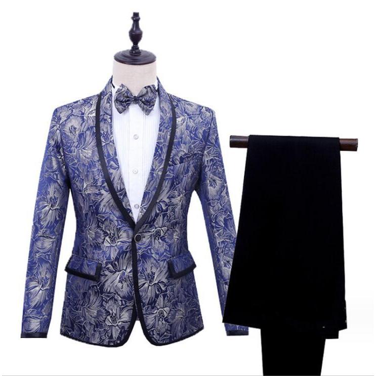 短納期 数量限定 ステージ 衣装フォーマルスーツ男性用スーツ貴族風ツーピース メンズ セットアップ ヨーロッパ王族服 ジャケット ズボン2点セット紳士服 スリムスーツ 礼服 1つ事前に購入すればお得に