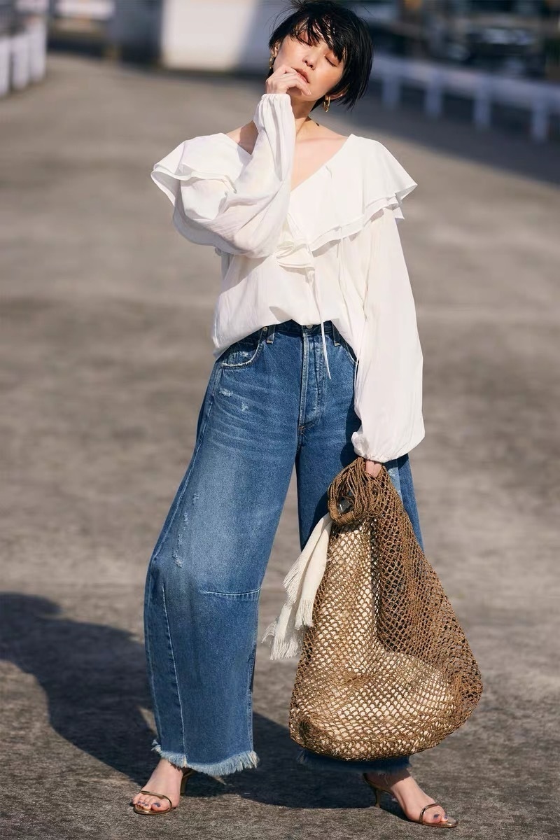 citizens of hum anity horseshoe jean magnolia デニムパンツ ルーズ デニム・ジーンズ 新品 アウトレット