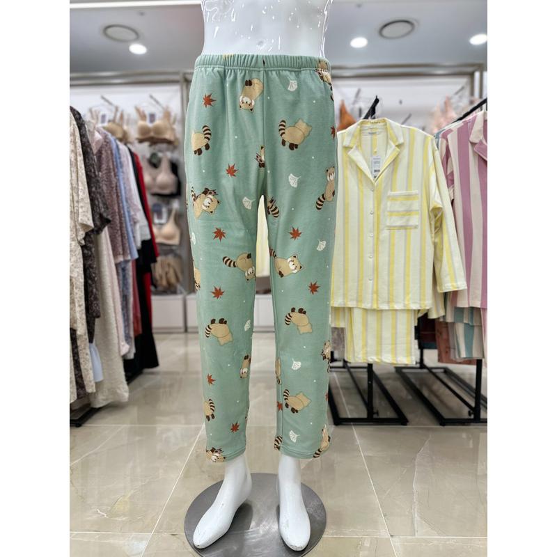 ミンクマイクロファイバーレッサーパンダ柄イージーウェア男性用パンツ EZ2958P (スターフィールドCOEX)