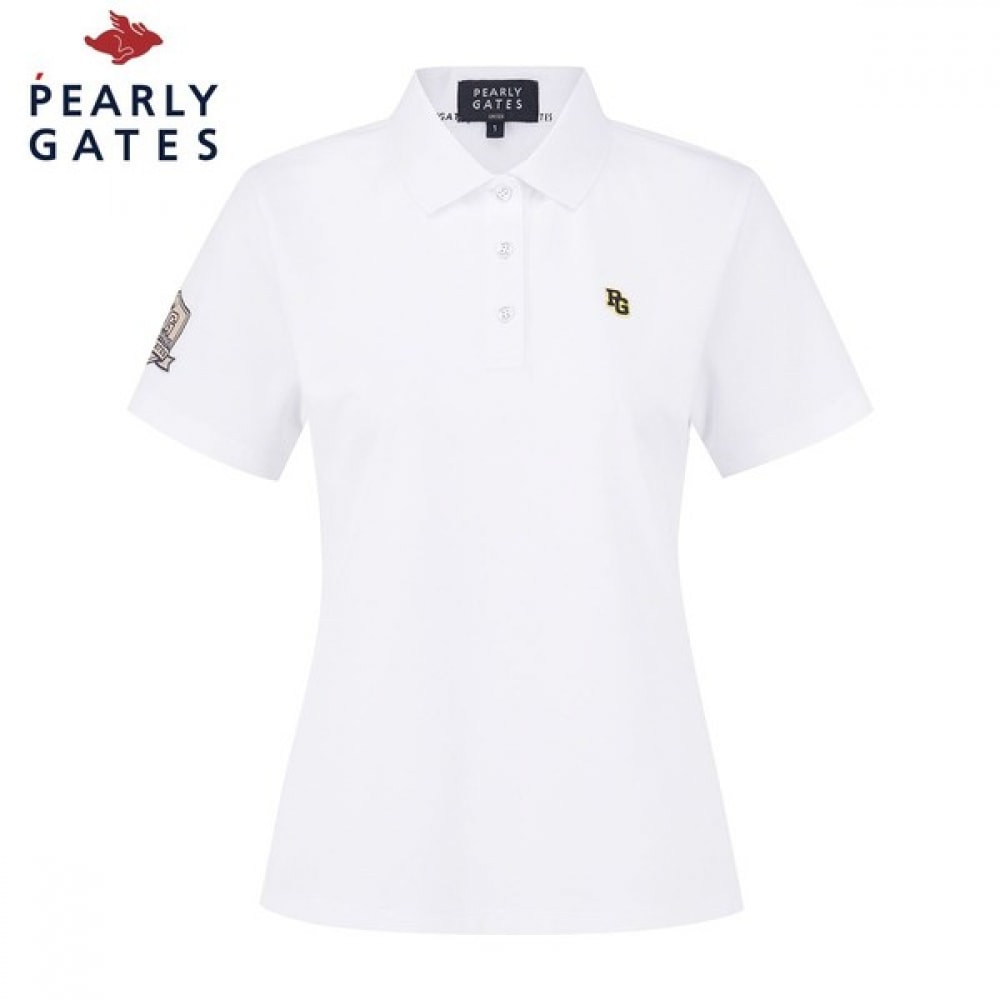 [パリゲイツ] パブリックロゴパッチカラー半袖Tシャツ