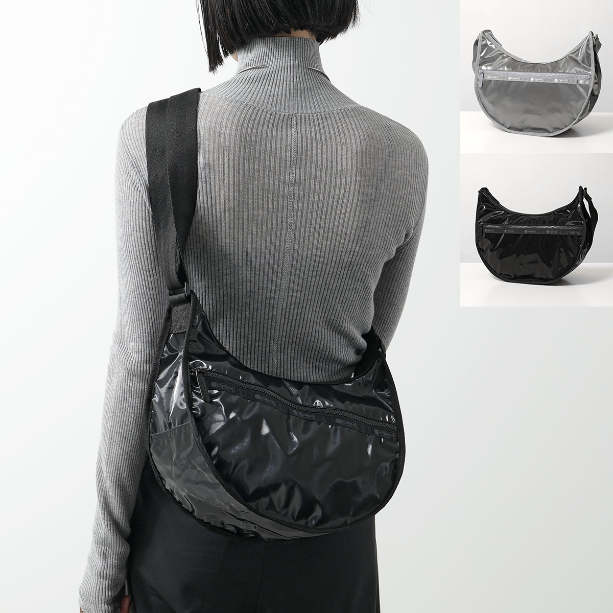 LeSportsac レスポートサック ショルダーバッグ シャイン Everyday Hobo エブリデイ ホーボー 1007 レディース クロスボディ 鞄 カラー2色