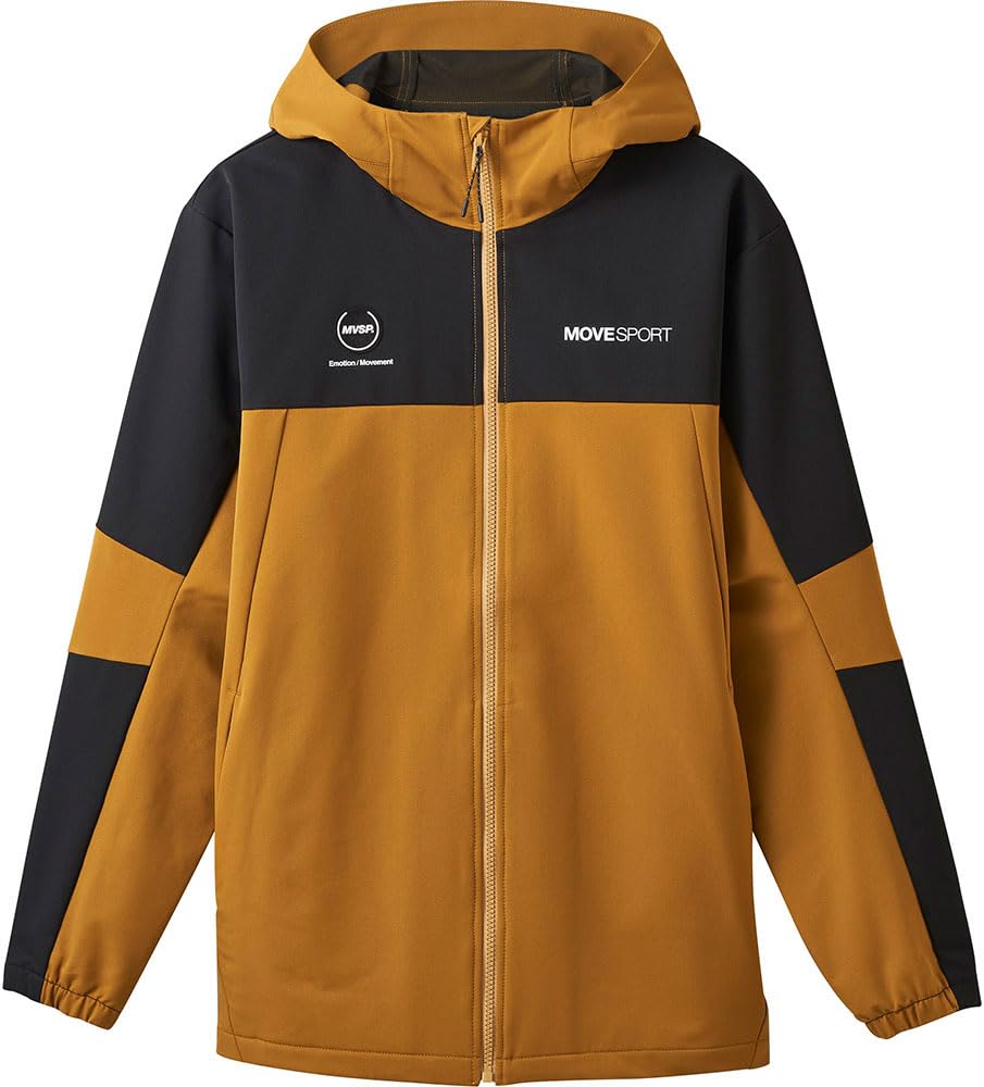 [ムーブスポーツ] ジャージ デサント HEATNAVI TOUGH ソフトシェル フルジップフーディー はっ水 トレーニング ランニング