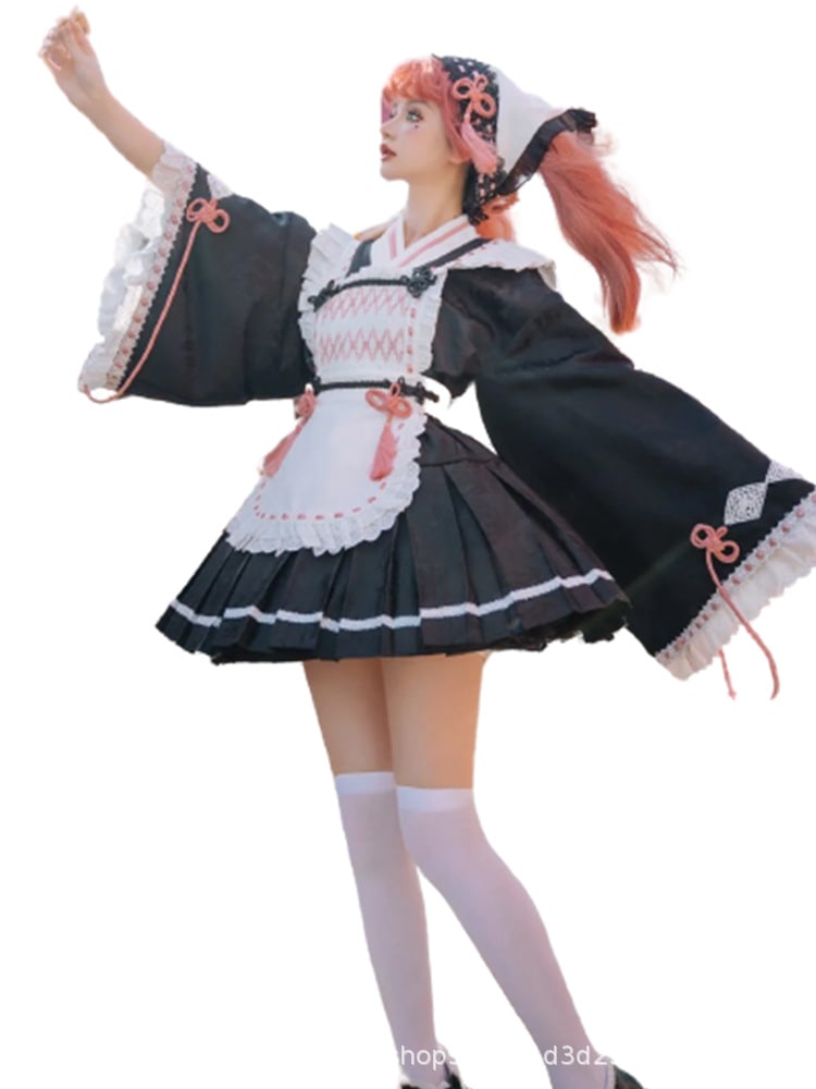 桜を探す時 ロリータワンピースフルセット