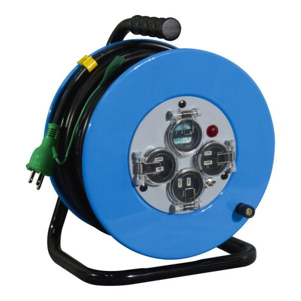 日動 防雨型フラットドラム 30m XW－EB33－S 電動工具 電工ドラム コード 電工ドラム ３０Ｍ