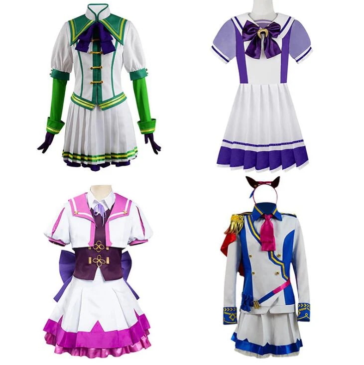 ウマ娘 風プリティーダービー コスプレ トウカイテイオー コスプレ 衣装 アニメ フェア 撮影 祭りスペシャルウィーク風/サイレンススズカ風/トウカイテイオー風