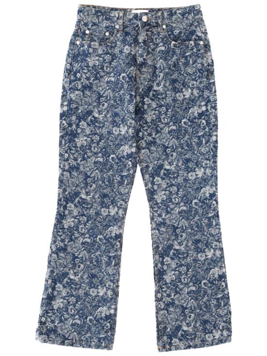 GANNI Women Denim Pants J1833 566 BLUE