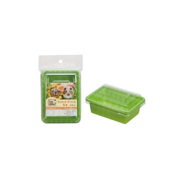 （まとめ） フードパック/ S 5組入 ふた付き 本体電子レンジ可 サンパックデリカ 150個セット