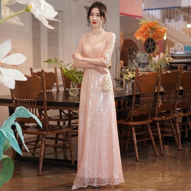 結婚式ドレス ロング 個性的 パーティードレス 二次会 お呼ばれ Aライン レース レディース ワンピース 大人 20代 30代 40代 結婚式 披露宴 演奏会 ホスト パーティー