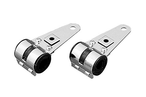 キジマ(Kijima) バイクパーツ ヘッドライトステー カスタム ショートタイプ 27-39mm スチール製 メッキ 205-0281