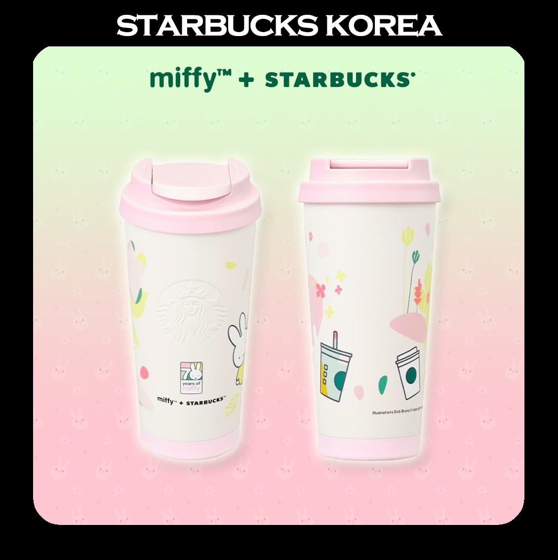 [STARBUCKSxMiffy] 25 SS Forever Miffy Elma Tumbler 473ml