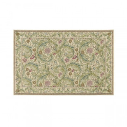 川島織物セルコン Morris Design Studio レスターアカンサス マット 約60×90cmFH1710A BE ベージュ