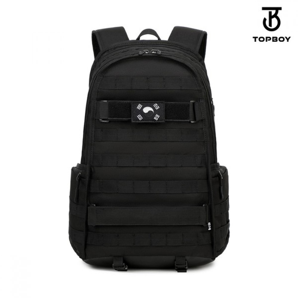 (TOPBOY) フラッグワッペンパッチデイリーバックパック (RL007)