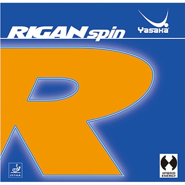 Yasaka(ヤサカ) 裏ソフトラバー RIGAN SPIN ライガンスピン ブラック 厚