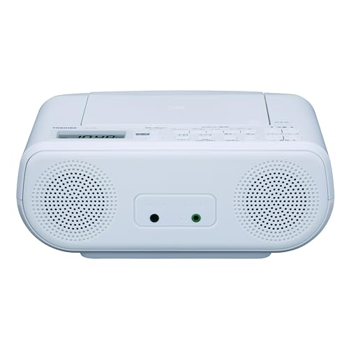 TOSHIBA(東芝) CDラジオ TY-C160(W) 語学学習 軽量 コンパクト イヤホン端子 スリープタイマー