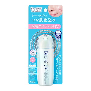 ビオレ UV アクアリッチ アクアハイライトローション 70ml トーンアップ 日焼け止め 日やけ止め SPF50＋PA++++