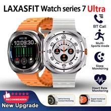 LAXASFIT 新しい 1.52 インチ HD 大画面 Bluetooth トークスポーツフィットネススマートウォッチ男性女性腕時計ホリデーギフト
