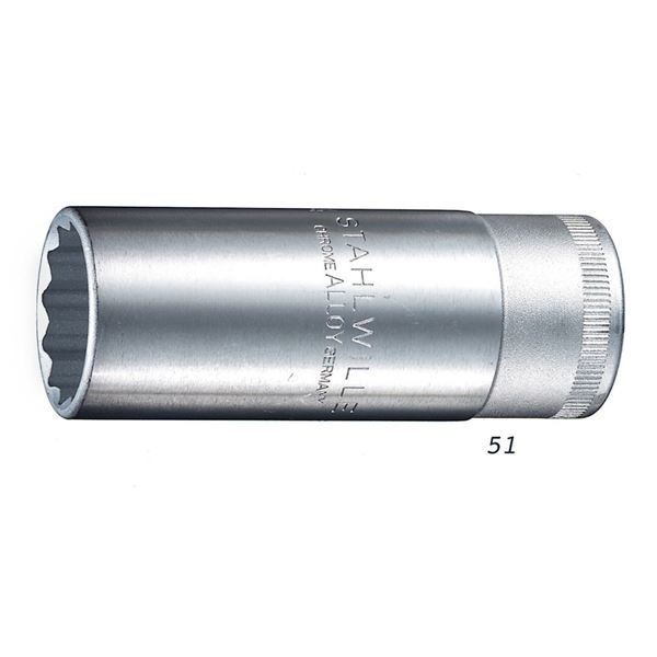 競売 STAHLWILLE(スタビレー) (12角)(03020019) (1/2SQ)ディープソケット 51-19 手動工具 競売 STAHLWILLE(スタビレー) (12角)(03020019) (1/2SQ)ディープソケット 51-19 手動工具