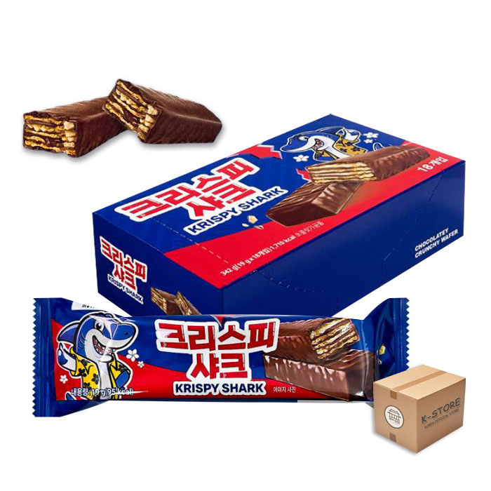 [業者向け] クリスピー シャーク 19g (18 x 24) / 1BOX チョコバー