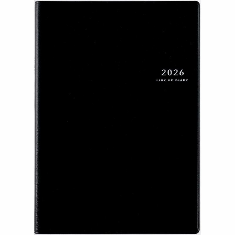 （まとめ買い）高橋書店 2026年 手帳 No.60 デスクダイアリー A5判 週間リンクアップ式＆月間ブロック式 黒 [x3]
