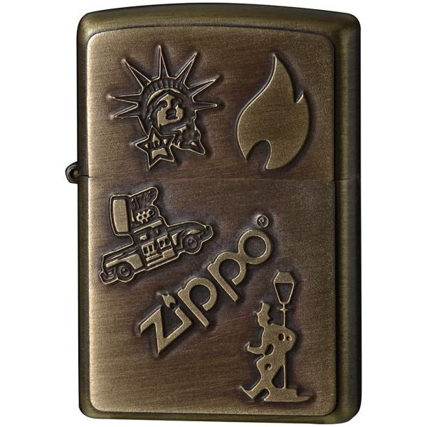 ライター 2udb-metal1 オールドデザイン メタルプレート メタル貼り