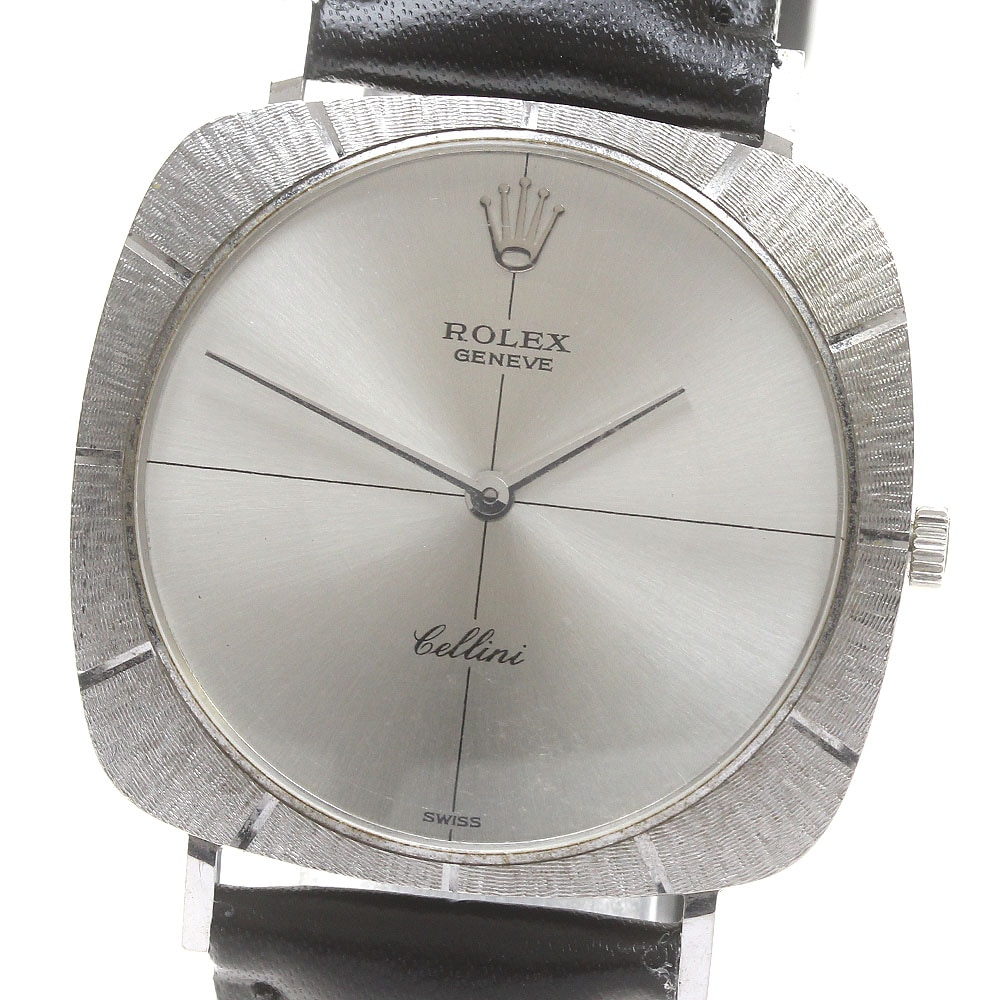 ロレックス ROLEX 3736 チェリーニ K18WG cal.1600 手巻き メンズ _844405【中古】