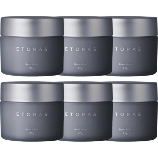 ホーユー エトラス レアバーム 80g スタイリング 生バーム ヘアセット ハンドクリーム hoyu ETORAS 6個セット
