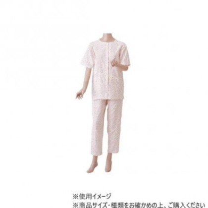 神戸生絲 婦人楽らくガーゼパジャマ上下(半袖) S No.900 ローズ